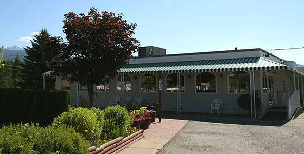 Front Entrance of the Old Caboose Restaurant